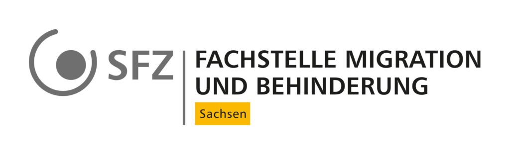 Logo von der Fachstelle Migration und Behinderung Sachsen