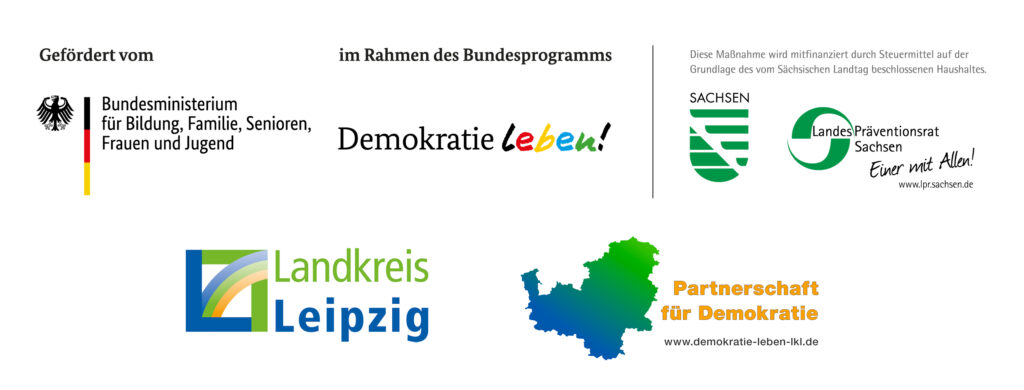 Das Logo der Lokalen Partnerschaft für Demokratie 2025